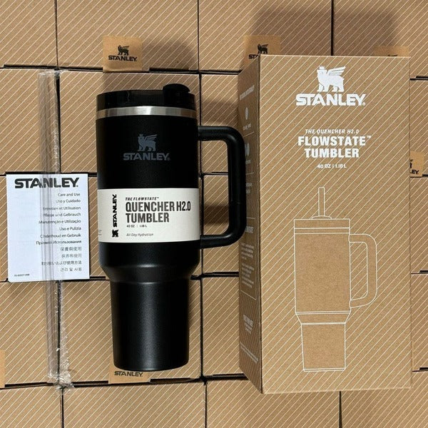 Stanley 40 Oz (1200ML) Stainless Steel Vacuum Insulated Tumbler with Straw