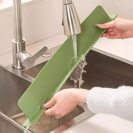 Silicone Kitchen Sink Splash Guard (Water Splash Protector)