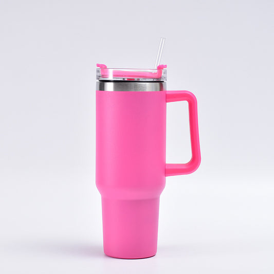 Premium Simple Tumbler 40oz – Elegant Stainless Steel Hot & Cold Cup (Random Color)