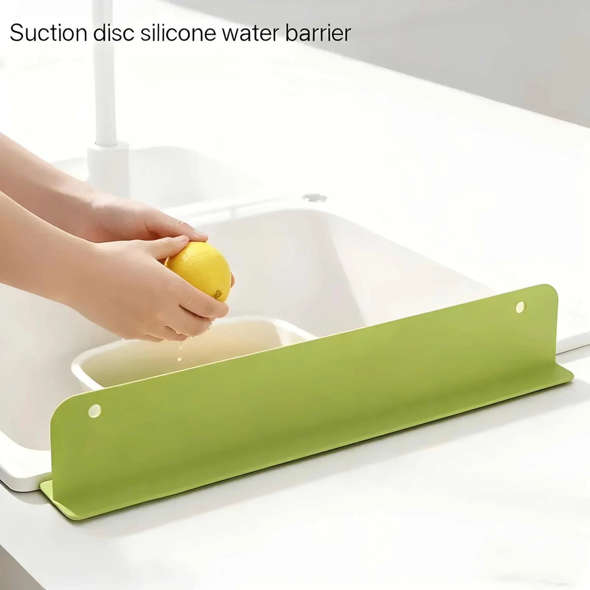 Silicone Kitchen Sink Splash Guard (Water Splash Protector)