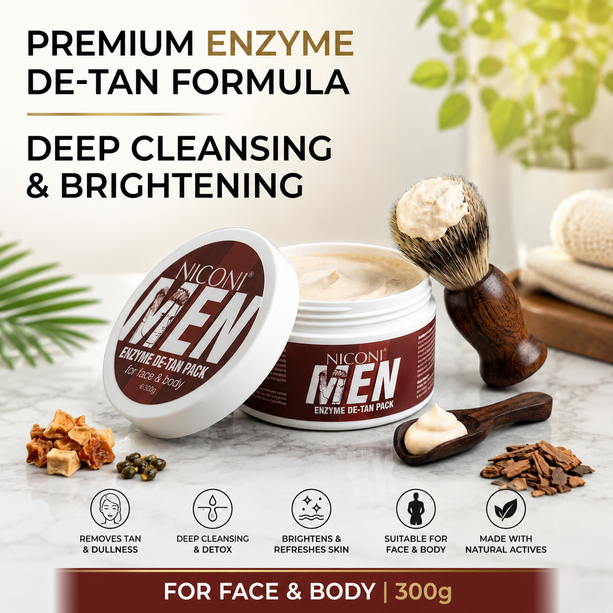 ✨ Niconi Men Enzyme De-Tan