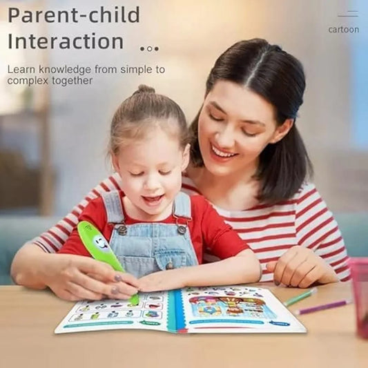 Kids Preschool Learning Book with Smart Talking Pen