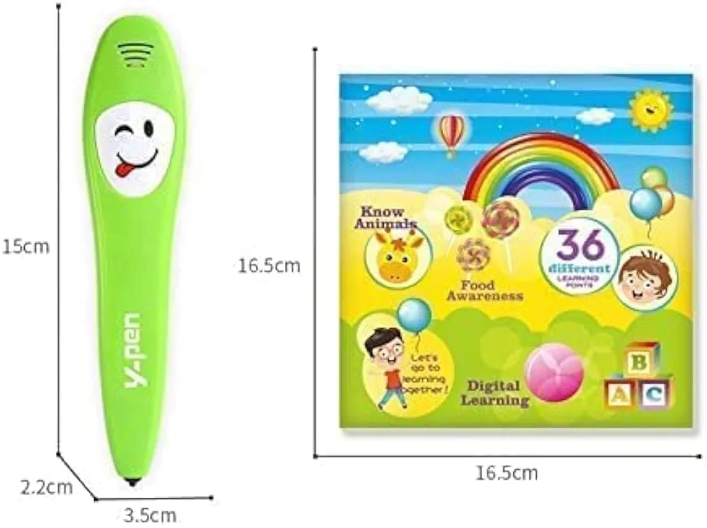 Kids Preschool Learning Book with Smart Talking Pen