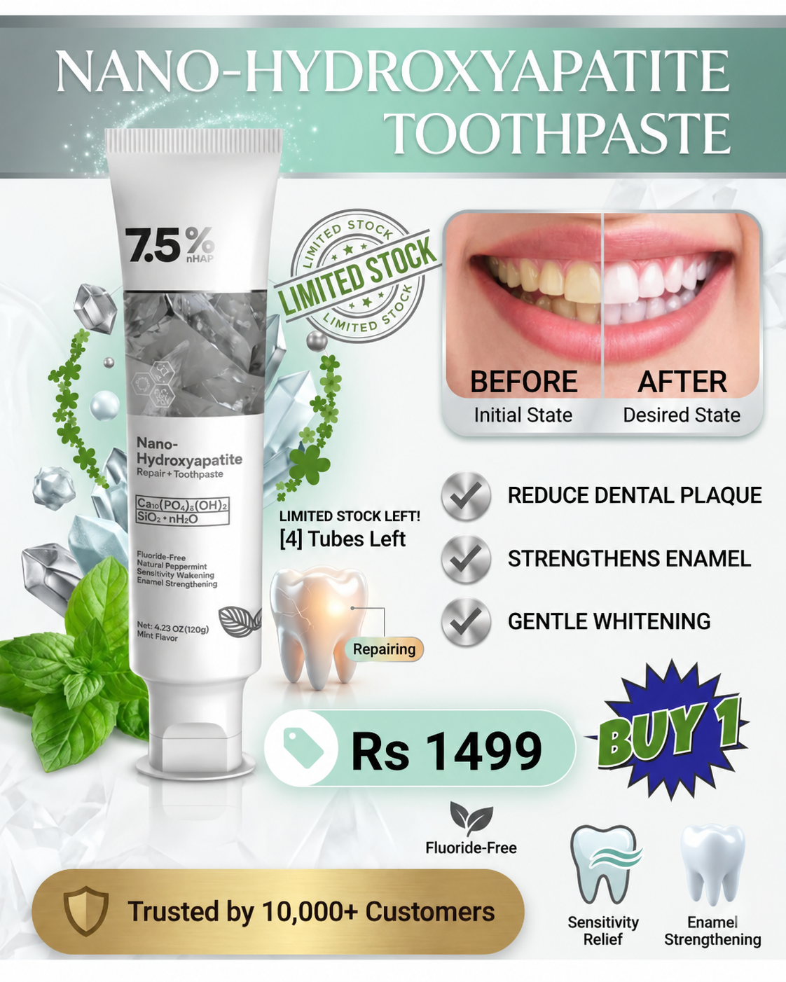 Nano-Holydeer Toothpaste