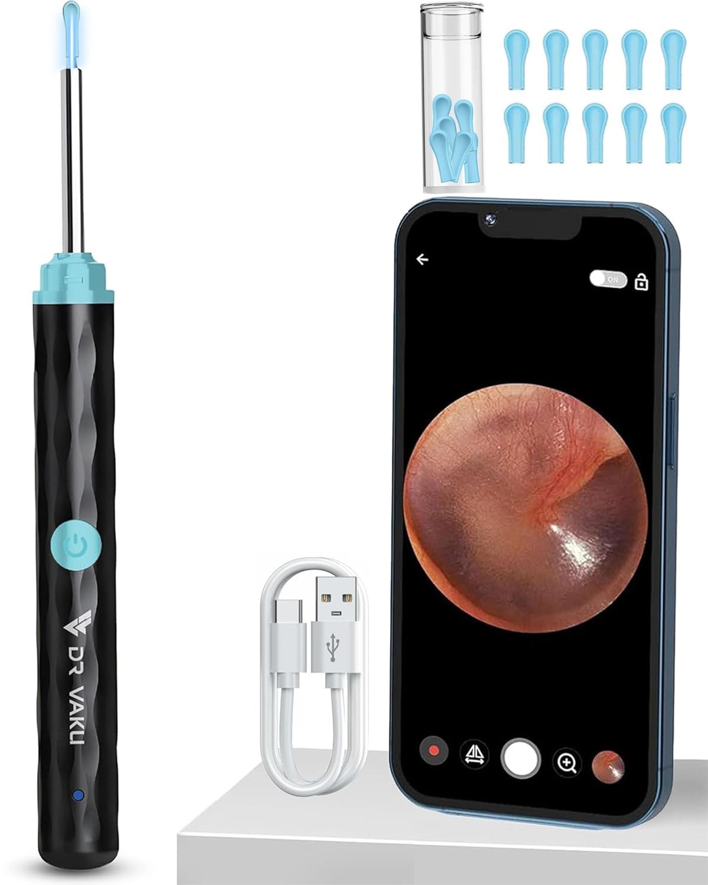 Rechargeable Smart Wireless Ear Camera Kit