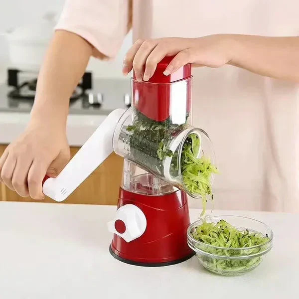 3 in 1 Multifunctional Manual Rotary Cutter for Vegetable