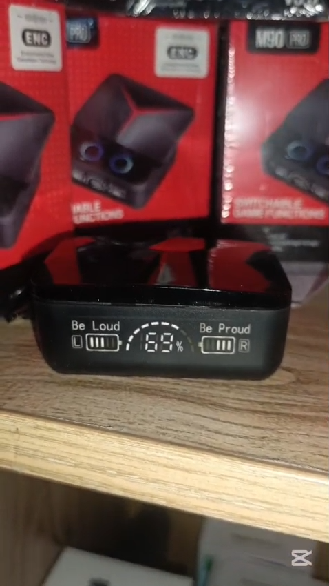 M90 Pro Bluetooth Earbuds with Powerbank Wireless Earphones Gaming
